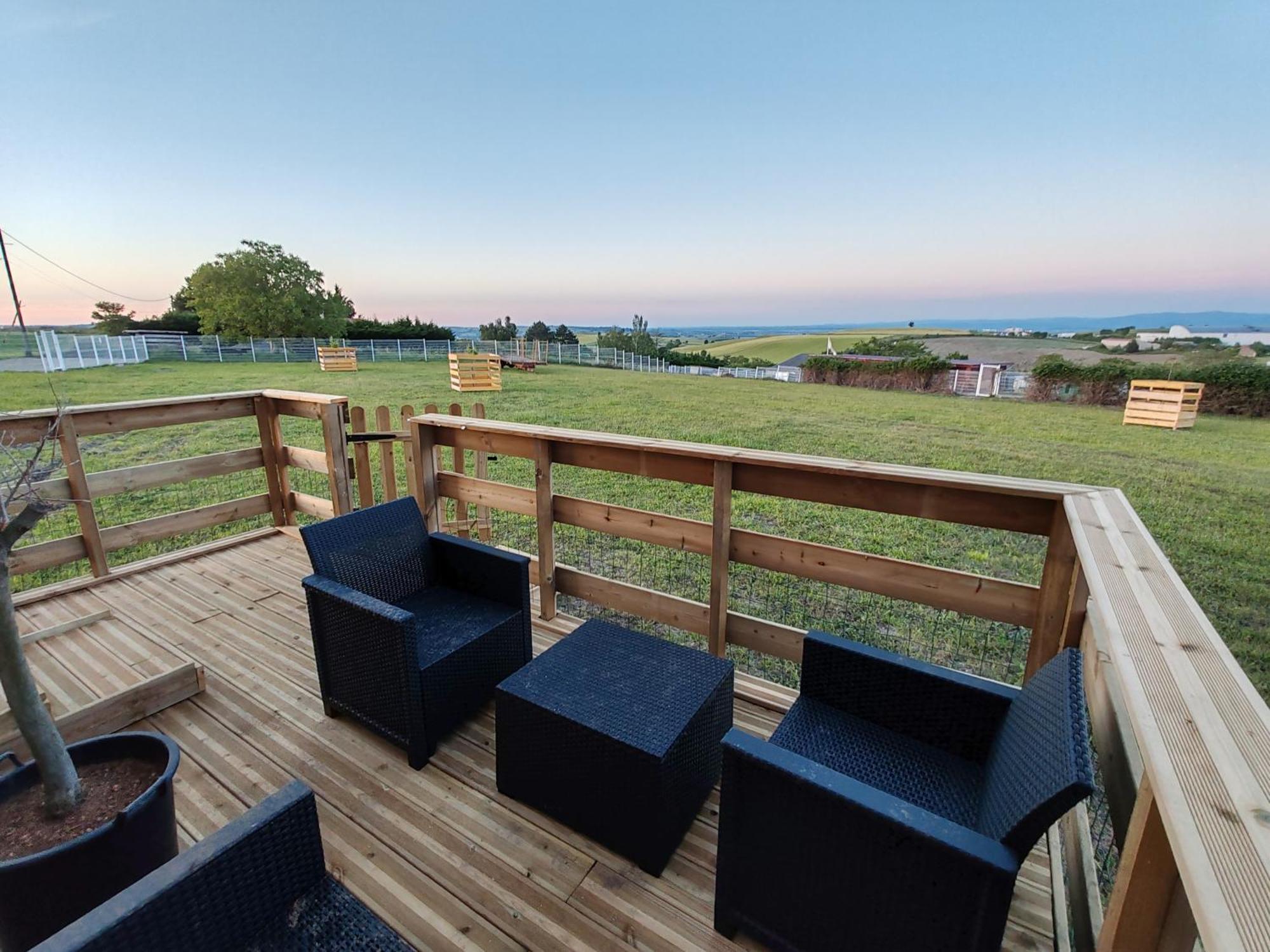 Villa Tiny House Des Bougnats Teilhede Esterno foto